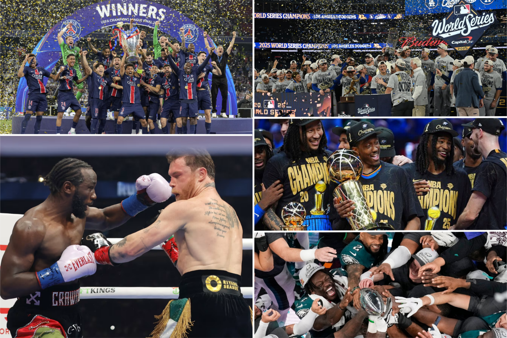 Lo mejor del deporte en 2025: Resumen, campeones, récords y más